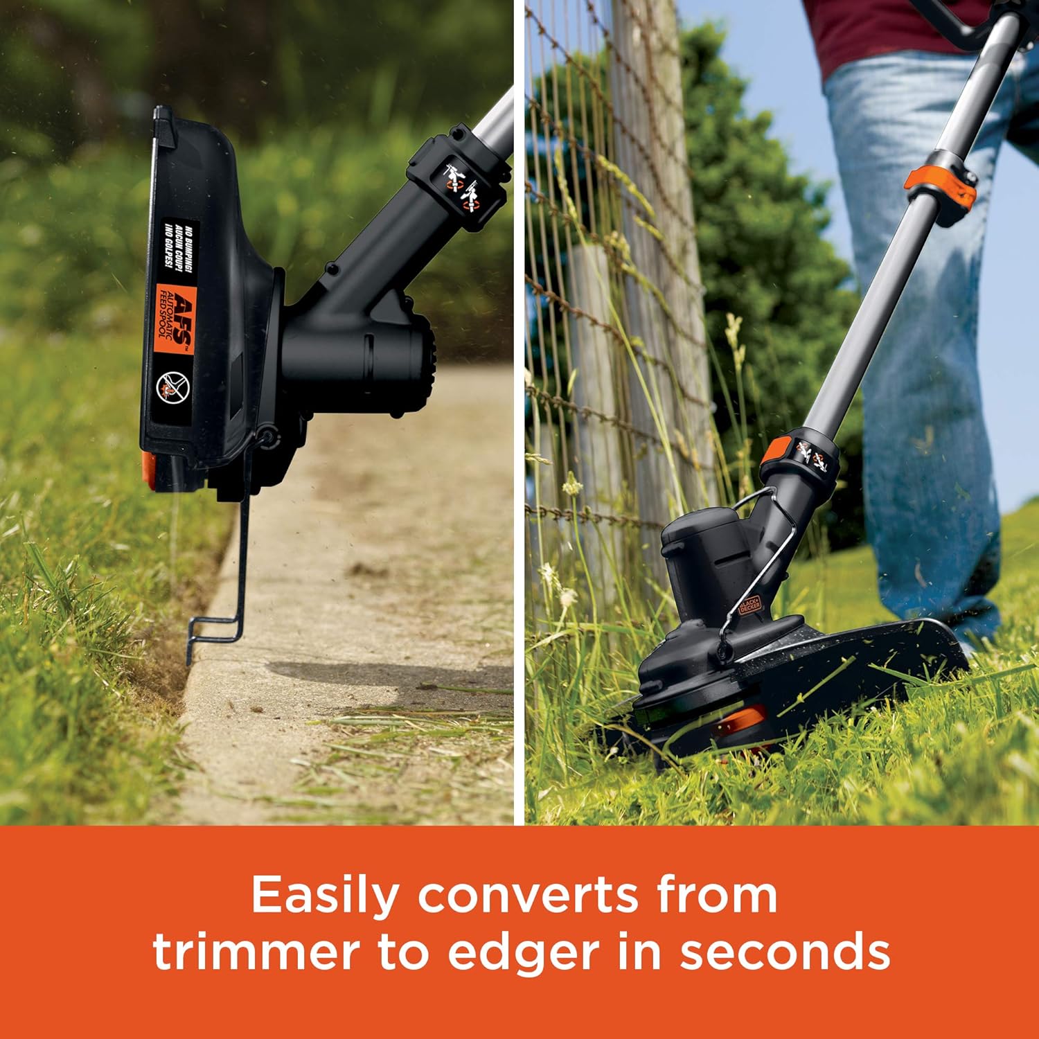 BLACK+DECKER (LST136) 40V Max String Trimmer / Edger, 13-Inch : Garden & Outdoor