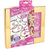 Make It Real Disney Princess Crystal Dreams Jewelry Kit - DIY Bead & Charm Bracelet Set with Swarovski Crystals, Includes Sup