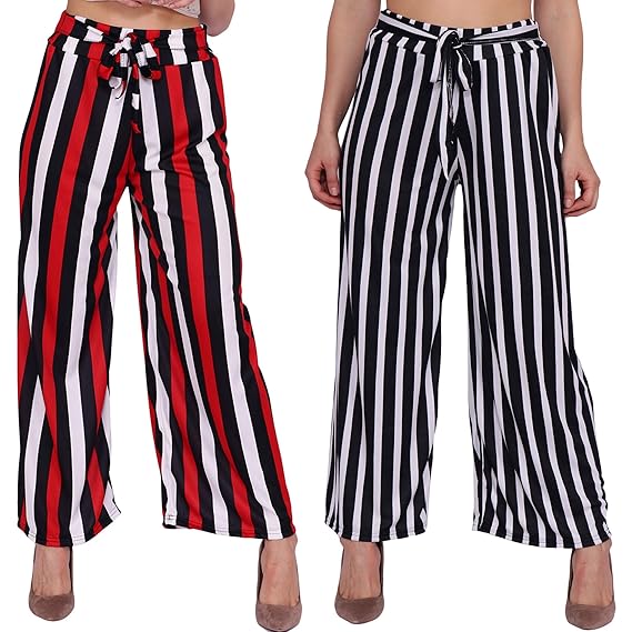 multicolor striped jeans