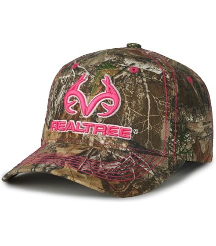 Realtree RT Edge Teal 3D Antler Logo Camo Ladies Fit Cap Hat
