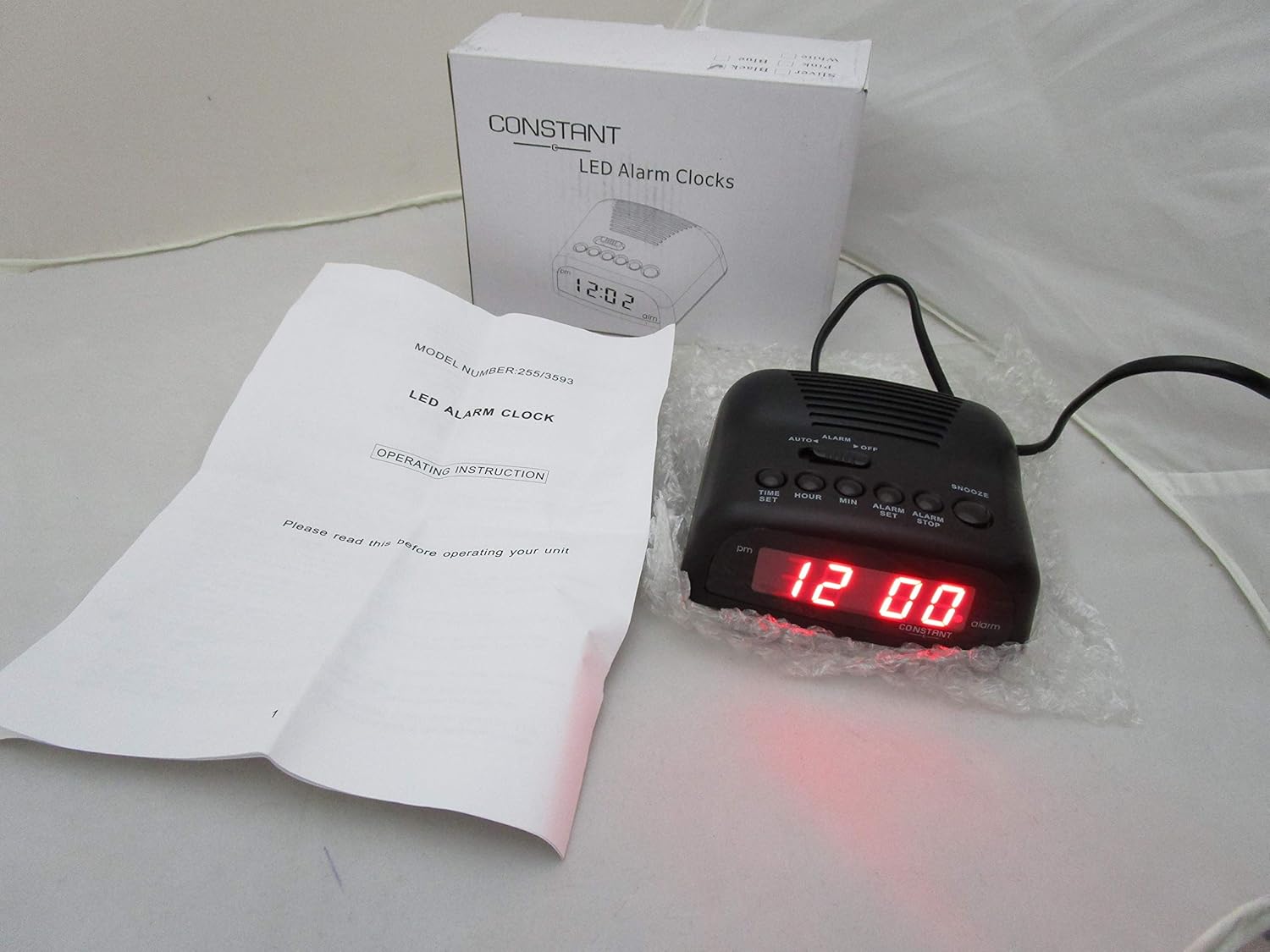 Constant Digital Alarm Clock Amazon.co.uk Kitchen & Home