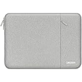 MOSISO Laptop Case 16 inch, 15-15.6 inch Laptop Sleeve Compatible with MacBook Pro 16 M4 M3 M2 M1, HP Acer Dell Lenovo ASUS Notebook, Polyester Vertical Computer Sleeve Bag with Pocket, Gray