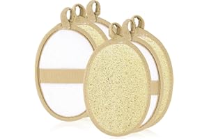 Supkiir Natural Loofah Sponges, 6 Pack Exfoliating Body Scrubbers for Deep Cleansing, Shower Exfoliator for Women and Men, Ba