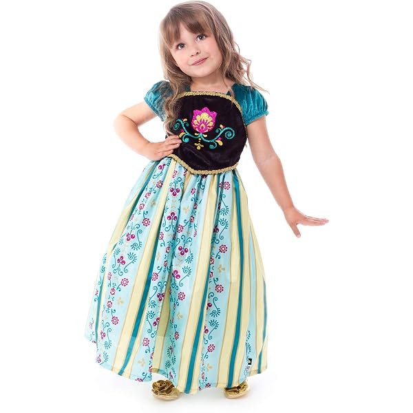 open lace back dress Ice Princess  Little Adventures