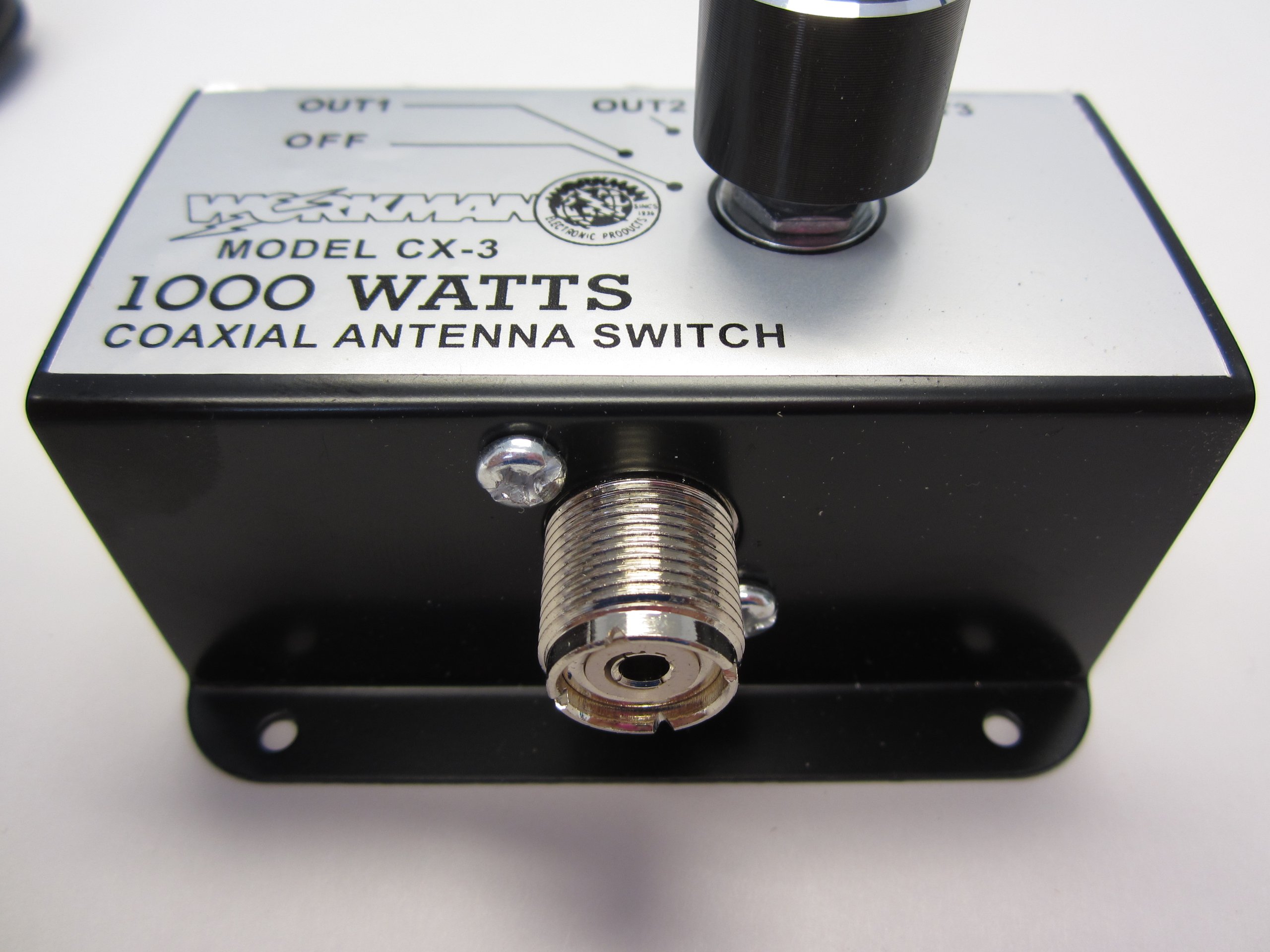 Workman CX3 3 Position COAX Antenna SWITCH 1000 W CB / Ham Radio w