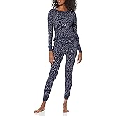Amazon Essentials Women's Waffle Slim Fit Pajama Set, 2 Piece Long Sleeve