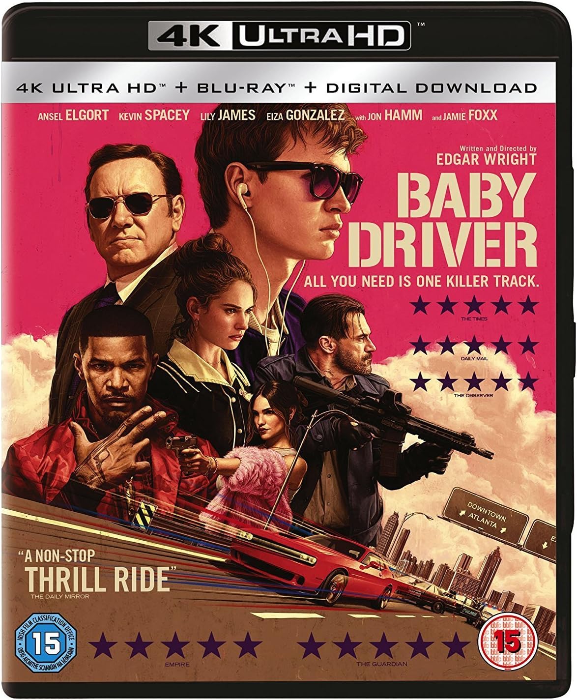 Baby Driver (2 Disc 4K & Blu-ray) [2017] [Region Free]