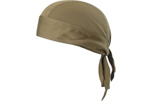 Koolip Sweat Wicking Beanie Cap Hat Skull Cap Pirate Hat Bandana Head Wrap for Men and Women