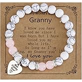 AHAETH Gifts for Granny Bracelet from Grandkids Women Best Mother's Day Jewelry Granny Bracelet