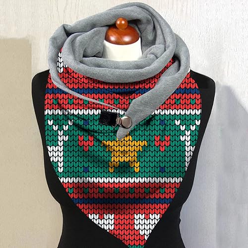 RUIY Scarves Shawls for Women Christmas Cold Weather Scarves