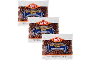 La Fe Frijol Cargamanto Rojo 16oz - 3 Pack - Colombian Red Cranberry Beans