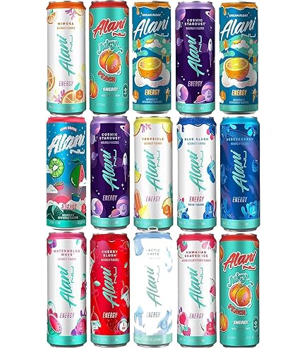 Amazon.com : Alan 10 different flavors 12 oz pack of 16. : Grocery