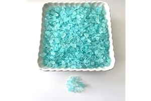 SweetGlob Old Fashioned Medium Rock Sugar Candy Gems, Lump Sugar Rock Crystals (Cotton Candy, 1 Pound)