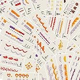 kowanii Piping Tips Practice Board Guide Paper Sheets 250+ Cake Decorating Tips Techniques Tutorial Patterns 74 Sheets/Set