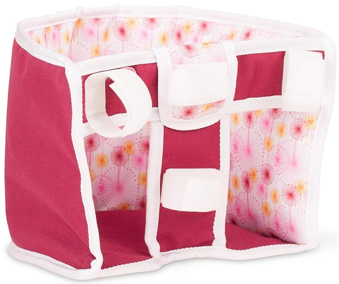 Götz 3402862 Happy Flowers Roller- und Fahrradsitz - Puppenzubehör für alle Puppen von 27 cm bis 50 cm egal ob Babypuppe oder