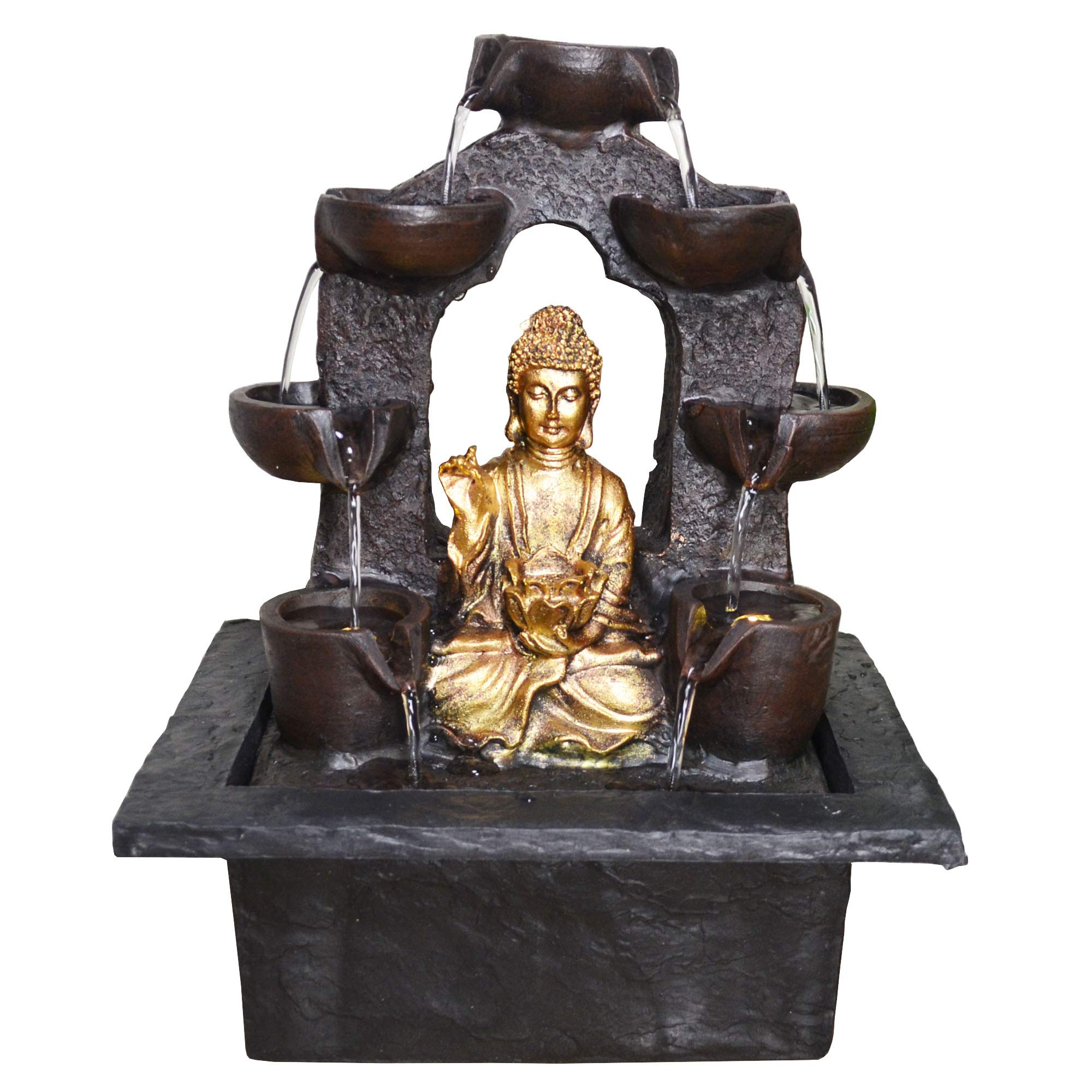 Gold Buddha Indoor Fountain with LED light Buy Online in United Arab Emirates at desertcart.ae Gold Buddha Indoor Fountain with LED light Buy Online in United Arab Emirates at desertcart.ae