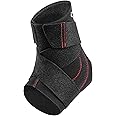 MUELLER Sports Medicine Adjustable Ankle Stabilizer, Ankle Support for Sprained, Strained Right or Left Ankle, Men and Women, Black, One Size Fits Most, 45677