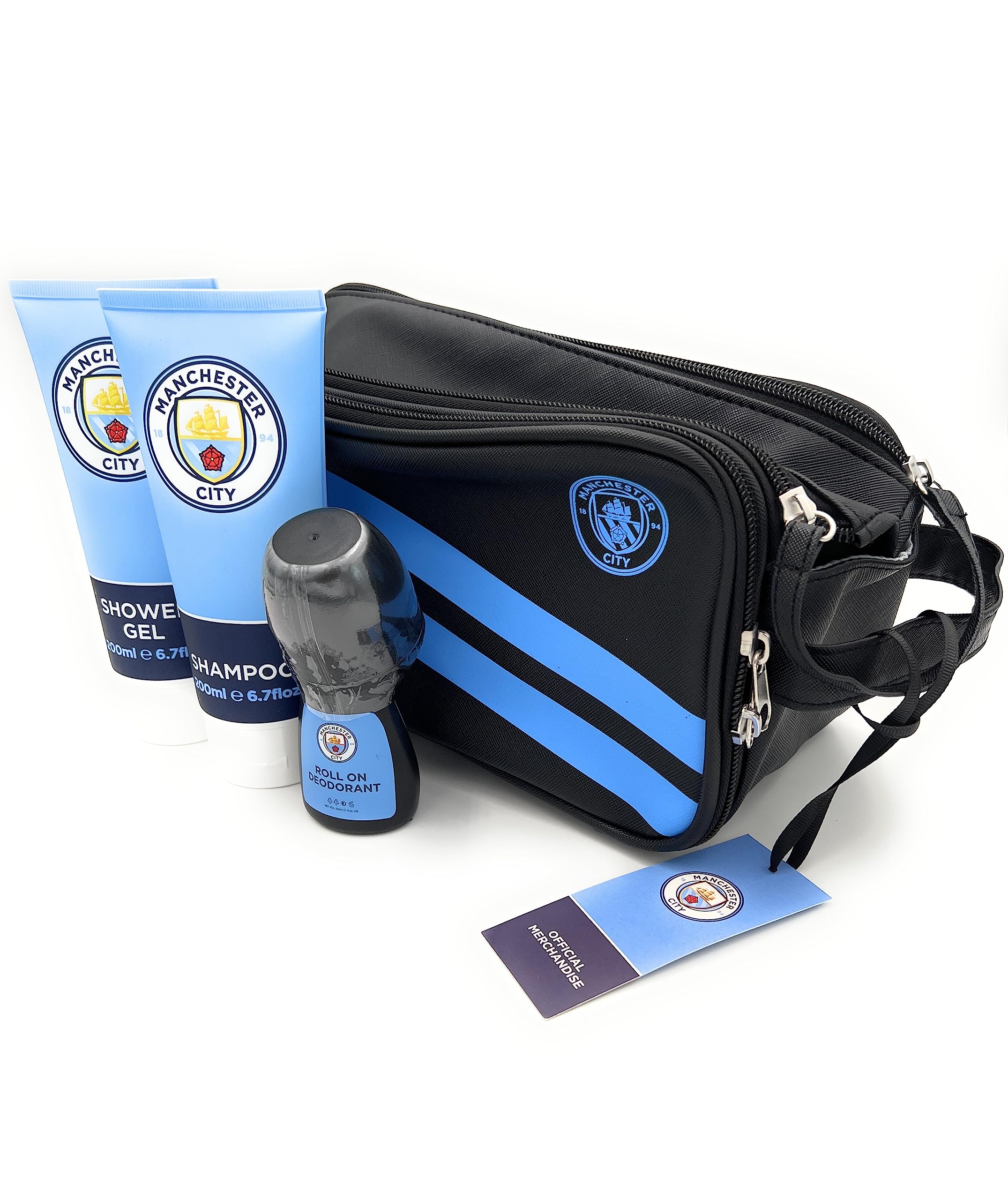 Official ManchesterCity [Gift set] with 4 great products. Great [Gift] for any occasion