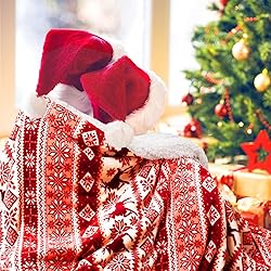 inhand Sherpa Christmas Throw Blanket for