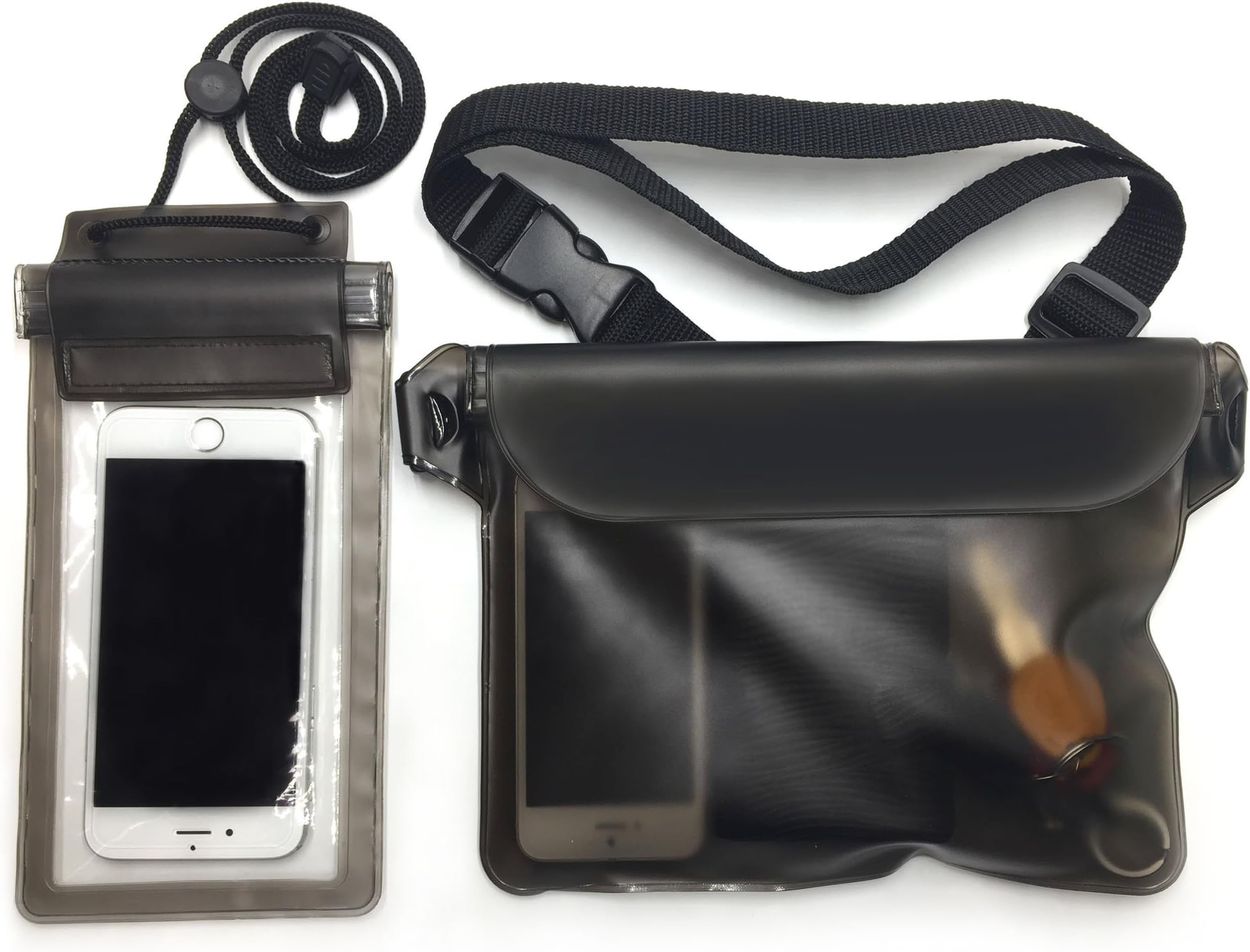 caacoo Waterproof Bum Bag & Waterproof Phone Case for Swimming Boating Kayaking Fishing Hiking Water Park etc.