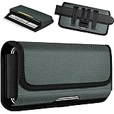 ykooe Rugged Nylon Holster for iPhone 15, 15 Pro, 14, 14 Pro, 13, 13 Pro, 12, 12 Pro, 11, 11 Pro, XR, Galaxy S24, S23, S22 Ce