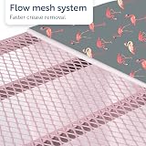 Minky Large Ironing Board Flamingo Pink 122 x 38cm 94cm High view 7