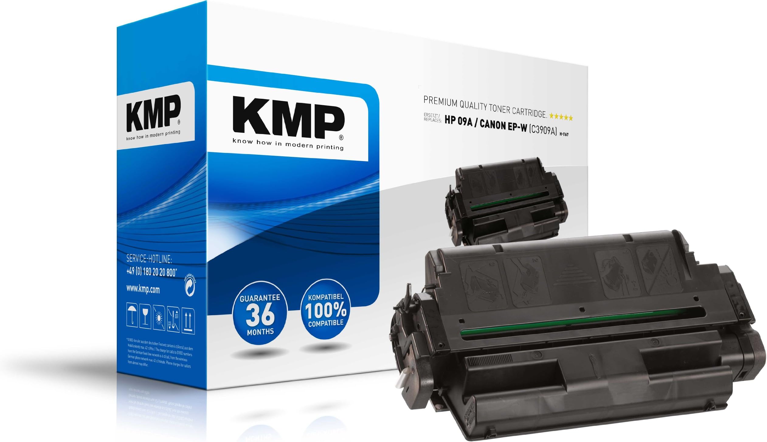 KMP H-T67 - Toner cartridge ( replaces HP C3909A ) - 1 x black - 15000 pages