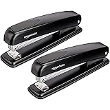 Amazon Basics Metal Stapler - Small, 20 Sheet, 2-Pack