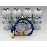 Arctic Air for R22 Systems, 4 Cans and Brass Gauge, Envirosafe