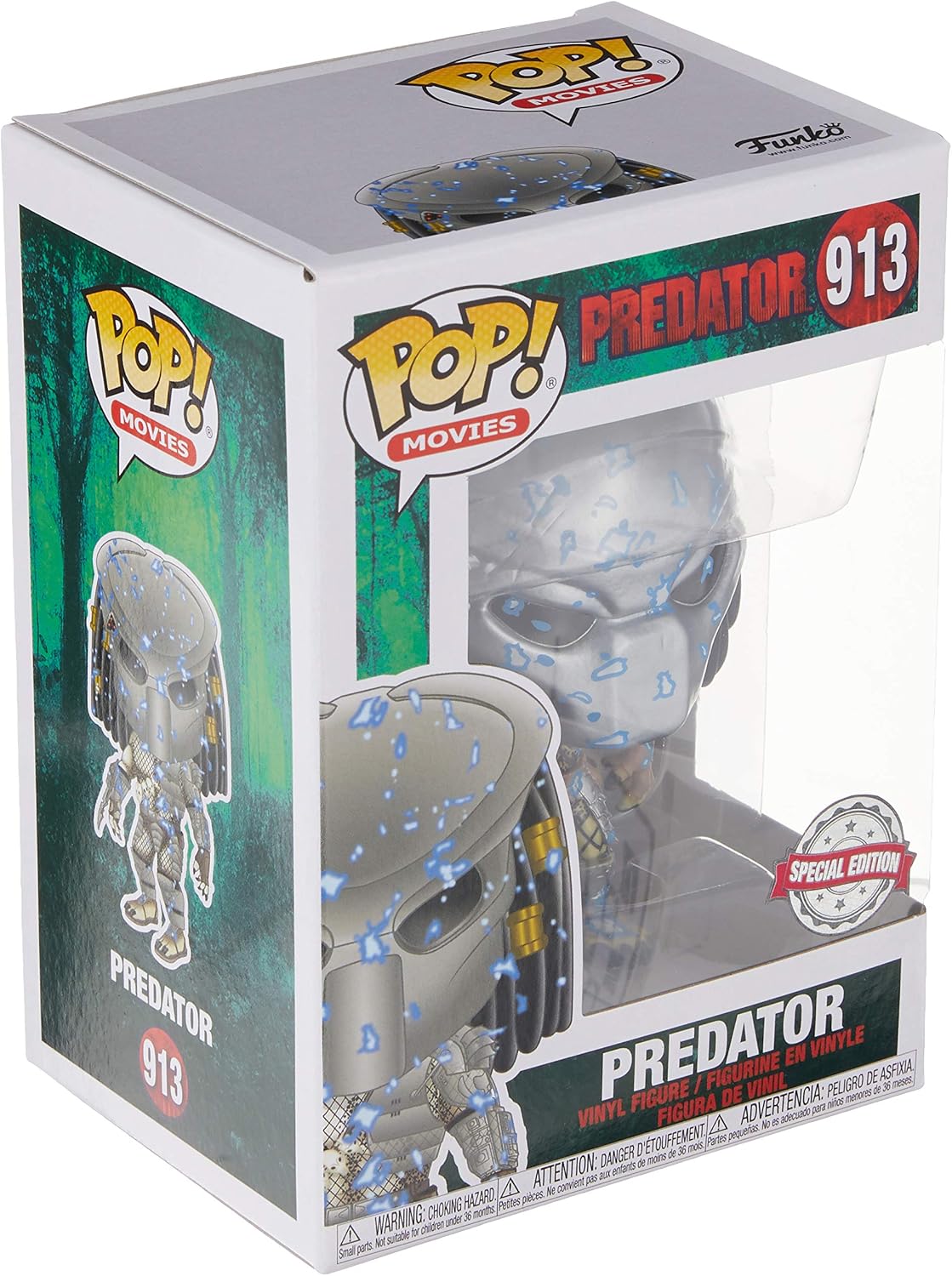Funko 47586 Pop! Movies: Predator - Predator (Cloaking Exclusive) #913, Green, 3.75 inches - Image 4