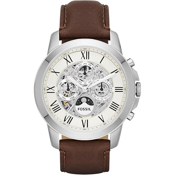 Amazon.com: Fossil Men's ME3027 Grant Automatic Watch With Brown