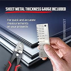BRUNNWEST Snap Lock Punch Tool for Sheet