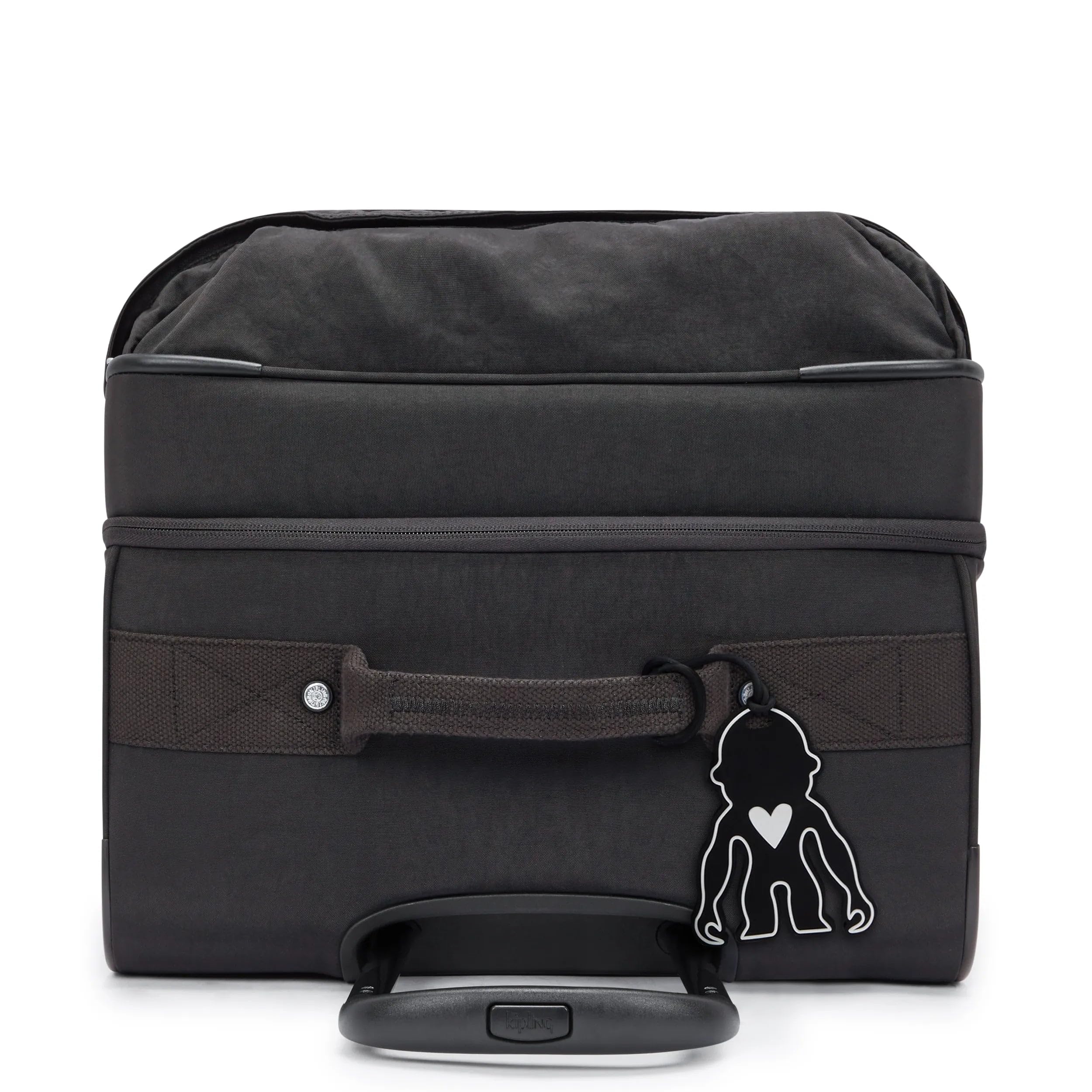 Kipling Spontaneous Softside Spinner Wheel Luggage, Integrated TSA Accepted Lock, Black Noir, Checked-Large,KI4193