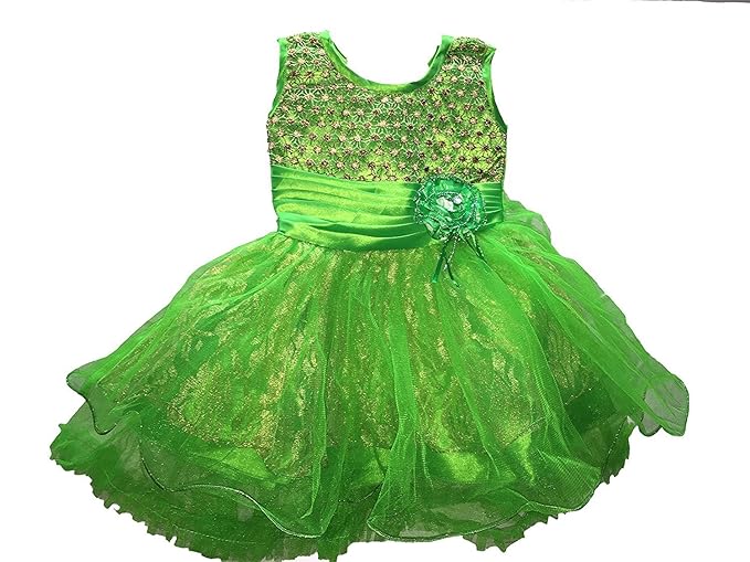 green colour frocks