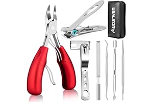 Podiatrist Toenail Clippers for Seniors Thick Toenails, Professional Pedicure Tools Kit, Toe Nail Clippers Adult Thick Nails 