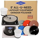 Hi-Tech Diamond 8" All-U-Need Lapidary Machine, Rock Polishing Kit