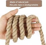 Tenn Well 14mm Natural Jute Rope 10m Thick Strong Brown Decor view 2