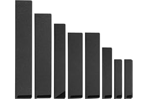 uxcell 8Pcs Set Knife Edge Guards ABS Knife Cover Sleeves Knife Case Blade Protector Universal Knife Sheath for Home Kitchen 