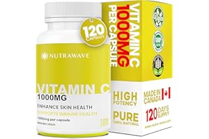 Nutrawave EXTRA STRENGTH IMMUNE SUPPORT - Vitamin C Helps Reduce Cold Symptoms, Wound Healing, Promotes Healthy Immune Suppor
