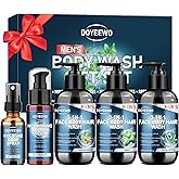 Gifts for Men, Mens Body Wash Bath Gift Set, Cleanses, Hydrates, Nourishes Skin,Christmas Gift Baskets Self Care Package Stocking Stuffers Birthday Valentines Gifts for Men Him Boyfriend Husband Dad