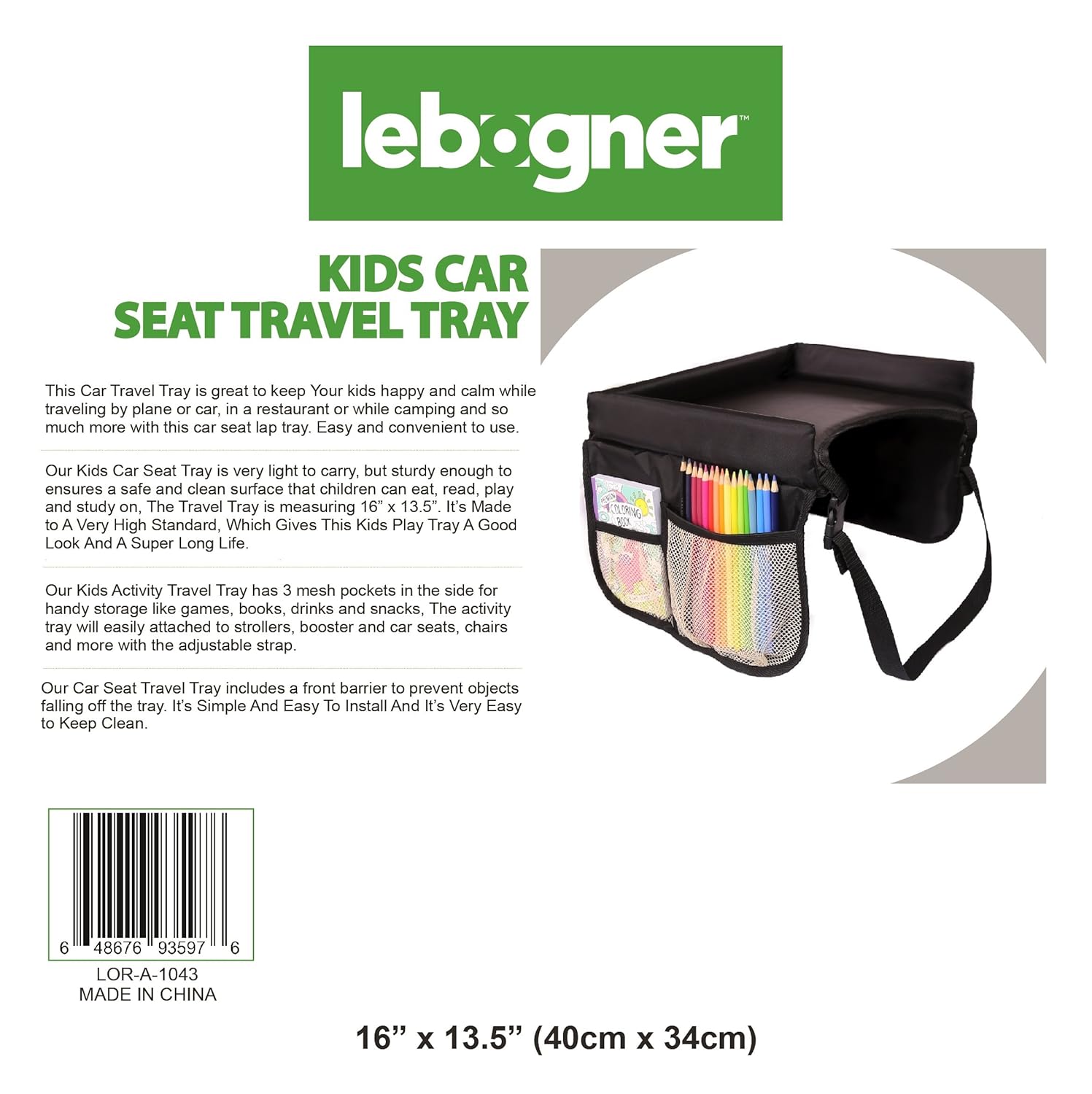 booster seat with activity tray