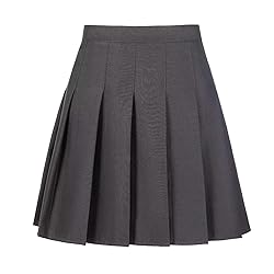Girls Pleated High Waisted Skirts Golf Tennis