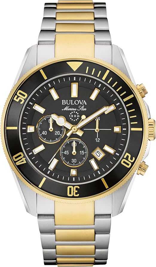 bulova chronograph alarm marine star