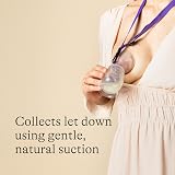 Lansinoh Silicone Manual Breast Pump Collector with Lid and Neck Strap 100ml view 5