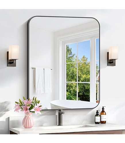 Amazon.com: BONEWEI Bathroom Mirror,20x24 inch Wall Mirror for
