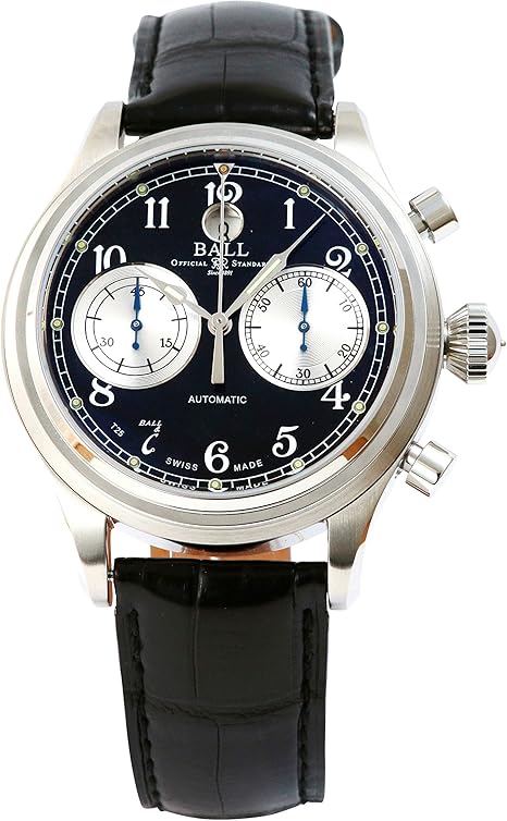 Amazon ボールウォッチ 腕時計 キャノンボールii ブラック文字盤 クロコダイル 50m防水 Cm1052d L3fj Bk 並行輸入品 ブラック メンズ腕時計 腕時計 通販