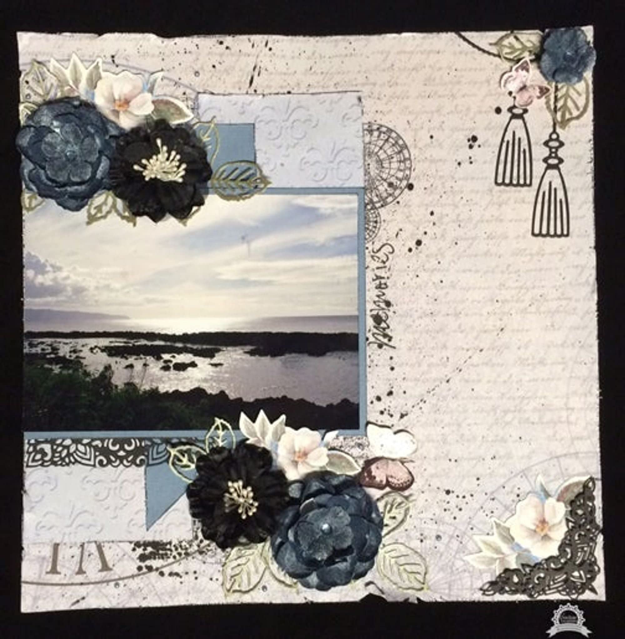 Ultimate Crafts Tassles Impression Die, Metal, Black