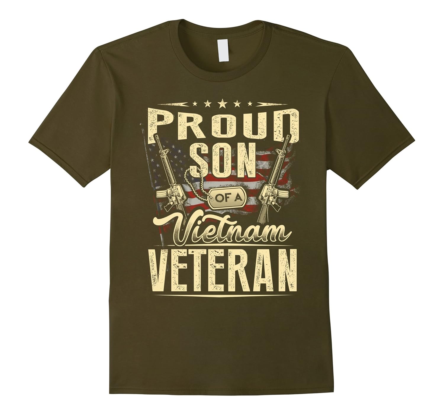 Proud Son Of A Vietnam Veteran Dad Shirt-anz