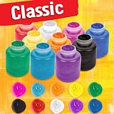 Crayola Washable Kids Paint Set 10 Ct Non-Toxic 2 oz Bottles Bright Colors view 2