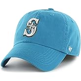 47 Brand MLB Alternate Color Primary Logo Clean Up Adjustable Baseball Cap Hat, Adult One Size Fits All